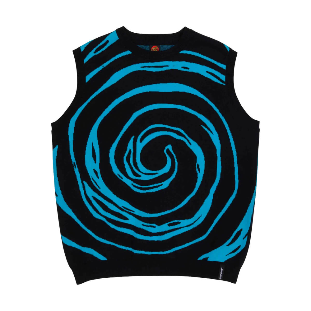 SANTA CRUZ VORTEX KNIT VEST BLACK S