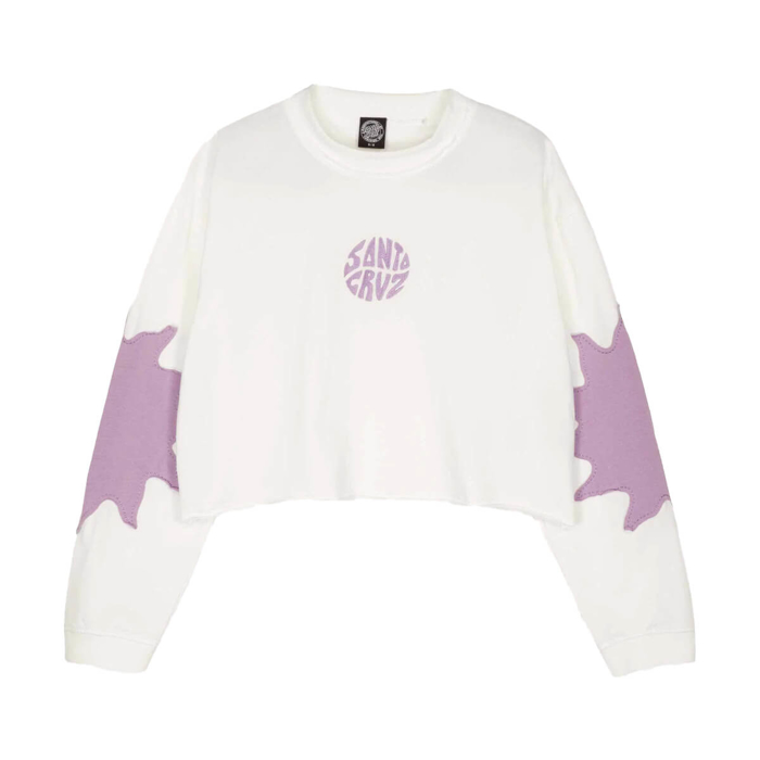 SANTA CRUZ SUN DAZE PATCH LS TOP WHITE 6