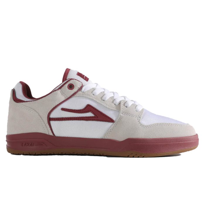 LAKAI TELFORD ELITE WHITE SUEDE/CORDURA RED 42,5