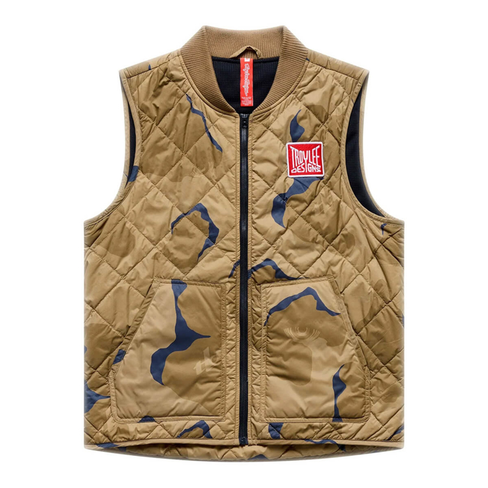 TROY LEE DESIGNS RUCKUS RIDE VEST FLOW CAMO SIENNA M