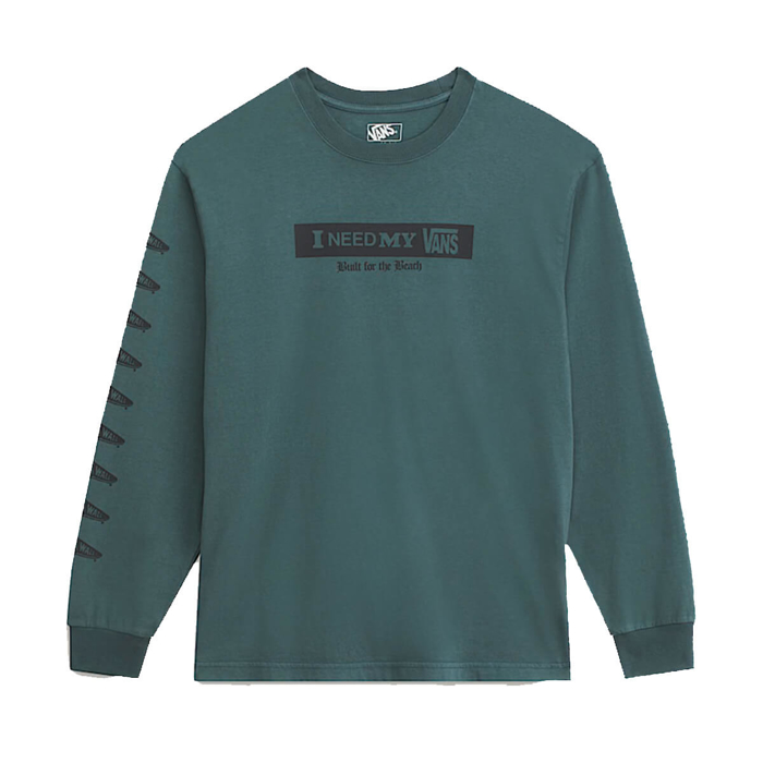 VANS I NEED MY LS T-SHIRT MYSTIC MOSS L