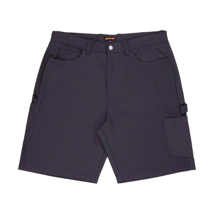 SANTA CRUZ CARPENTER BIG SHORTS WASHED BLACK CANVAS 34
