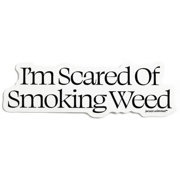 JACUZZI SCARED WEED BLACK UNI