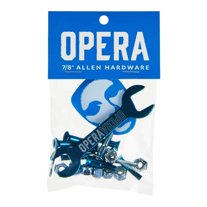 OPERA 7/8" ALLEN HARDWARE BLUE/SILVER 7/8"