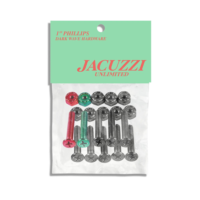 JACUZZI DARK WAVE 1" PHILLIPS HARDWARE BLACK/MULTI 1"