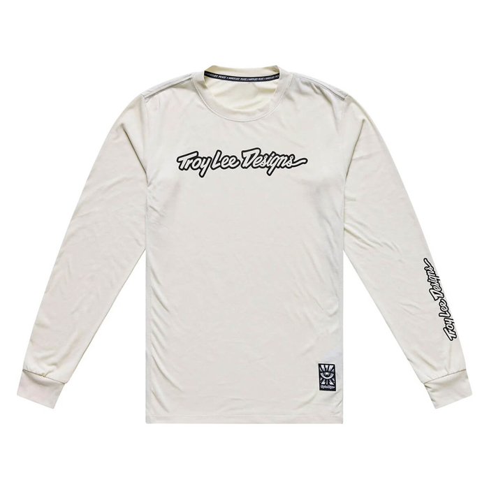 TROY LEE DESIGNS SKYLINE RIDE LONG SLEEVE TEE SIGNATURE PUMICE S