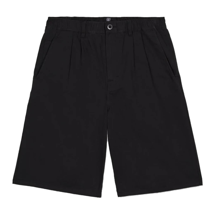 VOLCOM CHILLOW PLEAT EW CHINO SHORT 24" BLACK L
