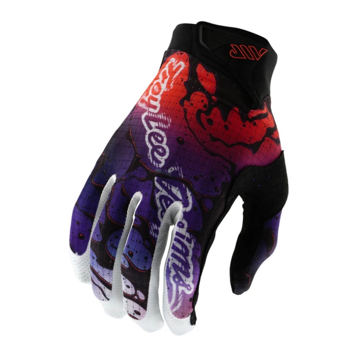 TROY LEE DESIGNS YOUTH AIR GLOVE DRIP BLACK / PURPLE M