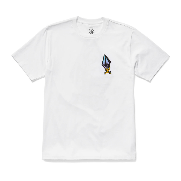 VOLCOM STAR SHIELDS EXP T-SHIRT WHITE L