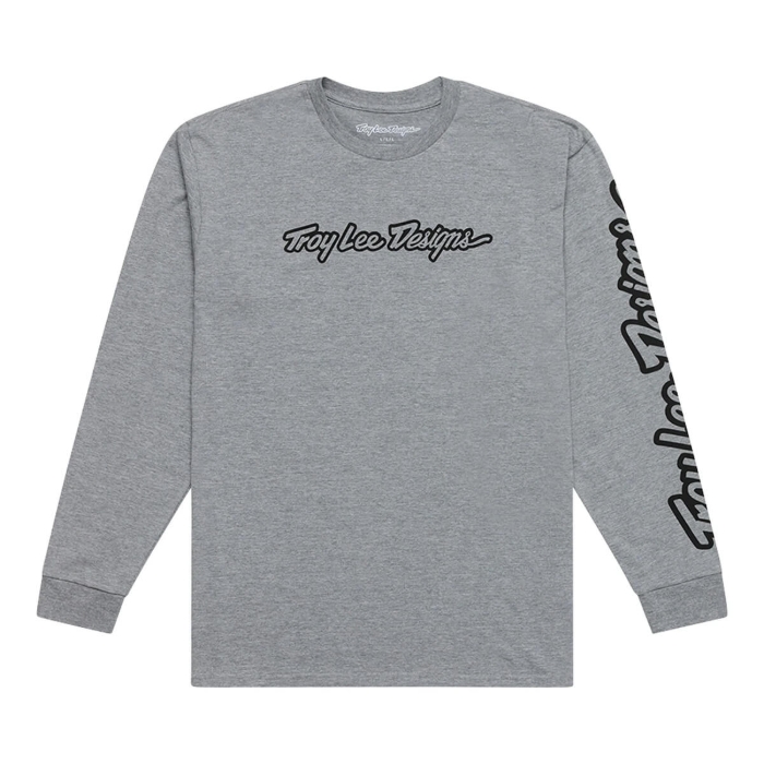 TROY LEE DESIGNS SIGNATURE LONG SLEEVE HEATHER GRAY S