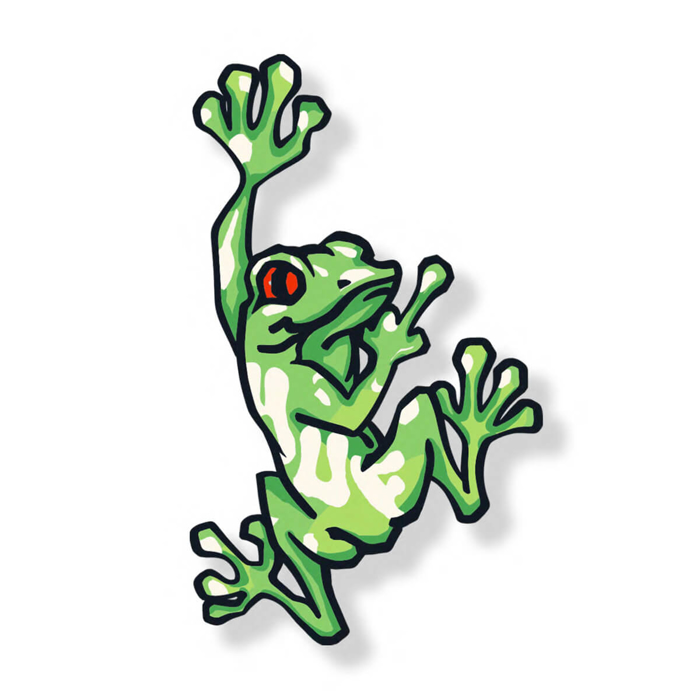 HUF STUCK ON YOU STICKER GREEN UNI