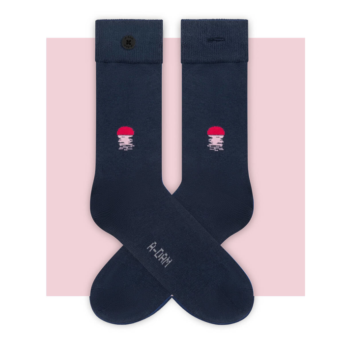 ADAM CASUAL SOCKS NAVY SUNSET INT 6054 BLUE DARK NAVY 36-40