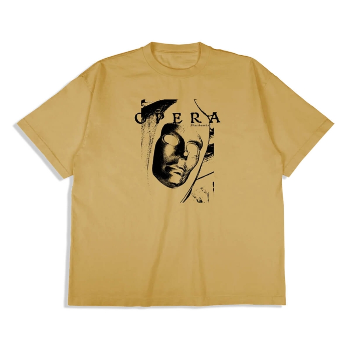 OPERA WATCHING GARMENT DYE PREMIUM T-SHIRT GOLDEN GLOW M