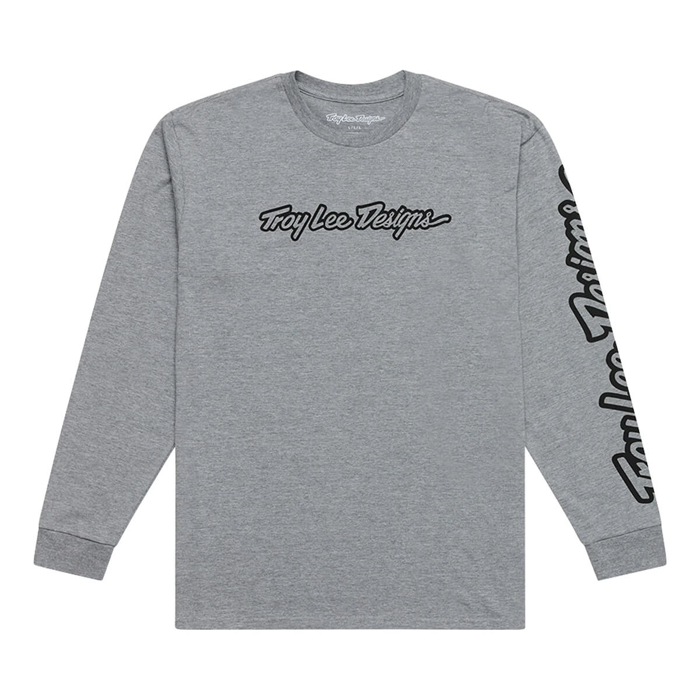 TROY LEE DESIGNS SIGNATURE LONG SLEEVE HEATHER GRAY S