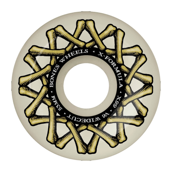 BONES X-FORMULA 53MM WIDECUTS V6 99A OFF WHITE 53MM