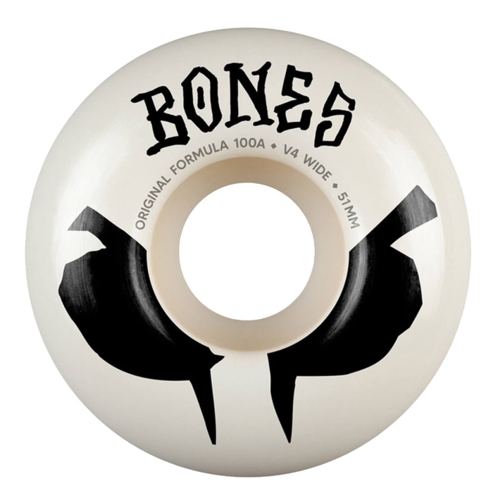 BONES ORIGINAL FORMULA 54MM WIDES V4 100A WHITE 54MM
