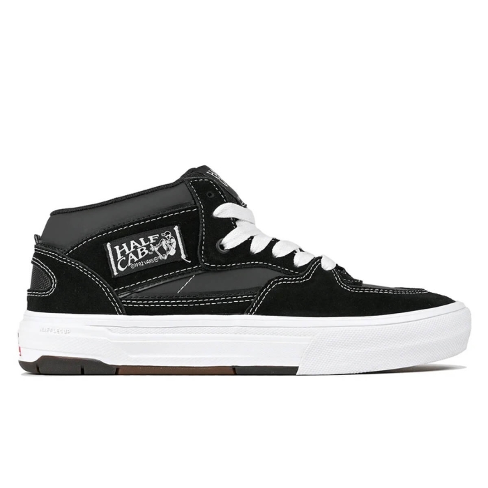 VANS SKATE HALF CAB WAFFLECUP BLACK/WHITE 41