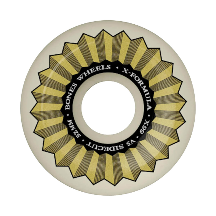 BONES X-FORMULA 52MM SIDECUTS V5 99A OFF WHITE 52MM
