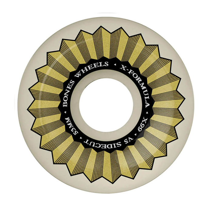 BONES X-FORMULA 53MM SIDECUTS V5 99A OFF WHITE 53MM