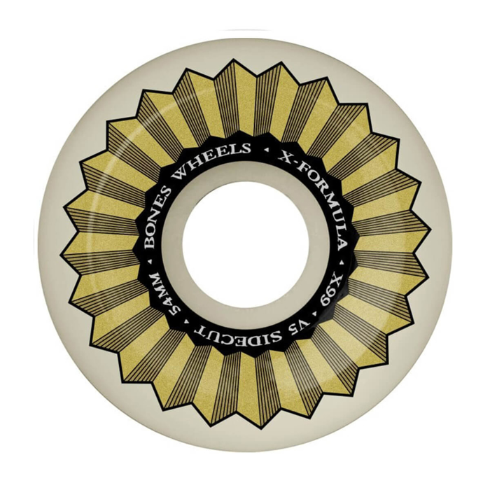BONES X-FORMULA 54MM SIDECUTS V5 99A OFF WHITE 54MM