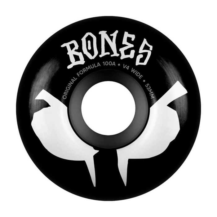BONES ORIGINAL FORMULA 53MM WIDES V4 100A BLACK 53MM