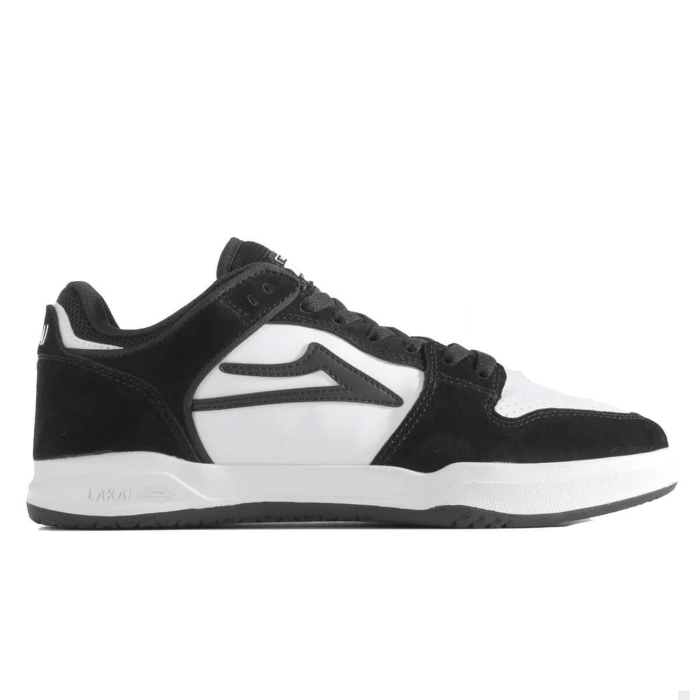 LAKAI TELFORD LOW BLACK/WHITE LEATHER 42