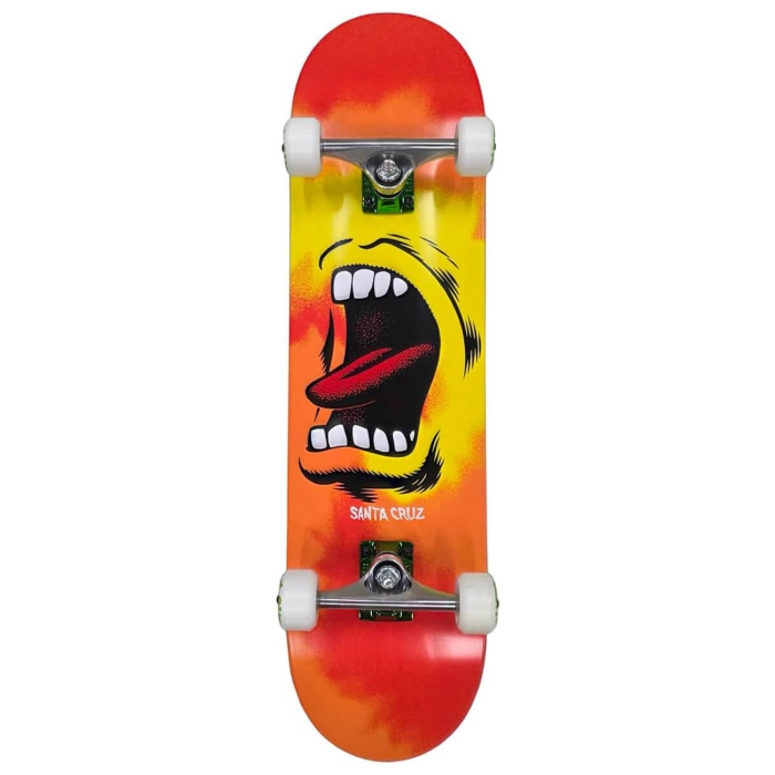 SANTA CRUZ BIG MOUTH FLAME FULL 8.0" X 31.25" COMPLETE 8.0"