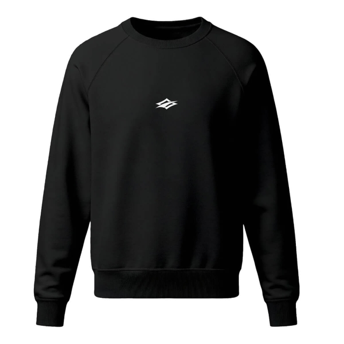 NAISH BRAND SWEATER CREW BLACK M