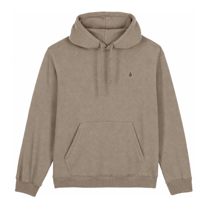 VOLCOM SINGLE STONE HOODIE PULLOVER EARTH M