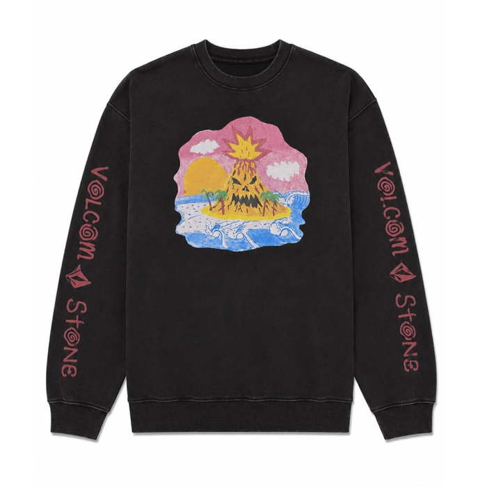 VOLCOM FA OZZY CREW LIGHT ACID BLACK L
