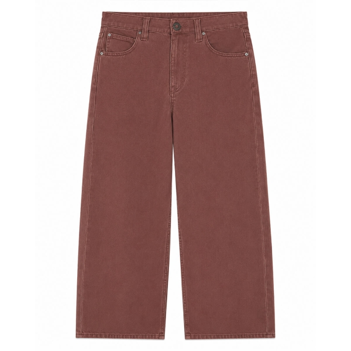 VOLCOM BEEGGY DENIM PANTS TOBACCO BROWN 26