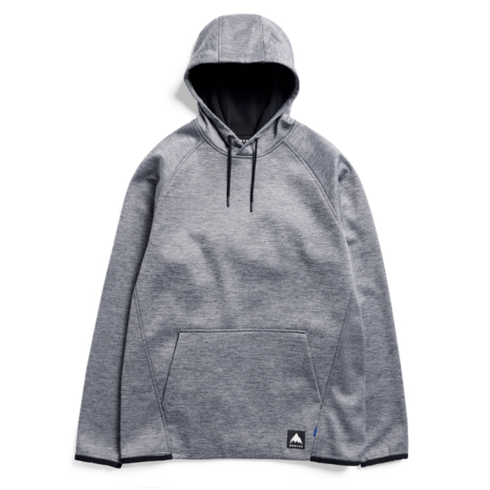 BURTON CROWN WEATHERPROOF FLEECE PULLOVER TRUE BLACK HEATHER S