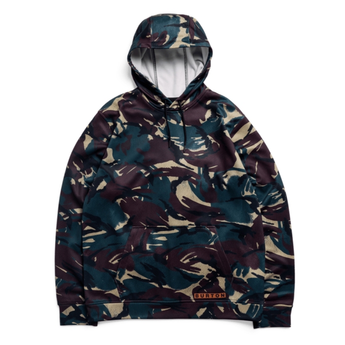 BURTON OAK HOODIE PULLOVER SEERSUCKER CAMO L