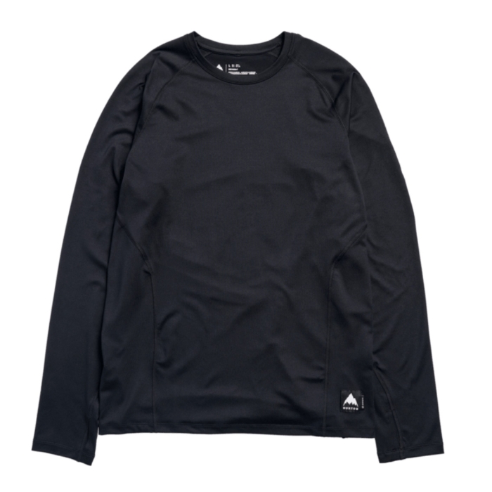 BURTON MIDWEIGHT BASE LAYER CREW TRUE BLACK S