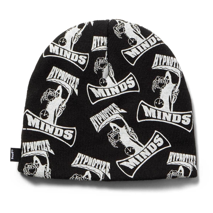 HUF THREE 6 MAFIA SKULL BEANIE BLACK UNI
