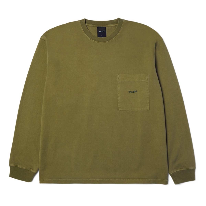 HUF 89 HEAVYWEIGHT LS KNIT TOP OLIVE XL