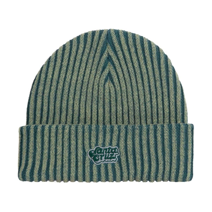 SANTA CRUZ GROOVY STACK BEANIE DEEP SEA WASH UNI