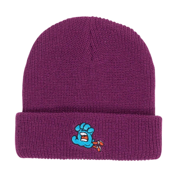 SANTA CRUZ YOUTH HAND DUDE BEANIE FRESH PURPLE UNI