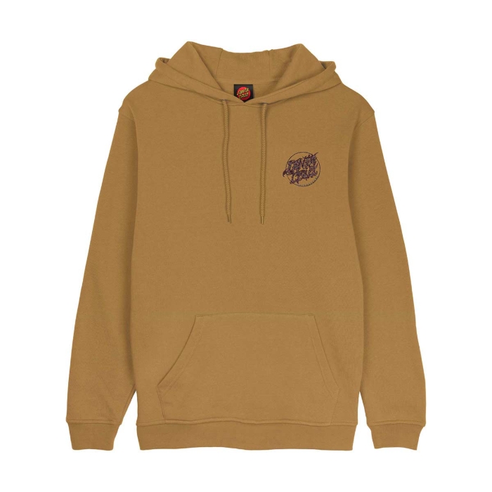 SANTA CRUZ SCOURGE DOT HOOD PULLOVER BRONZE XL
