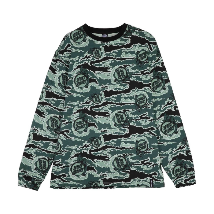 SANTA CRUZ EVAN LS T-SHIRT FUSE CAMO S