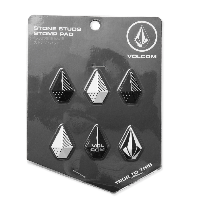 VOLCOM STONE STUDS STOMP BLACK WHITE UNI