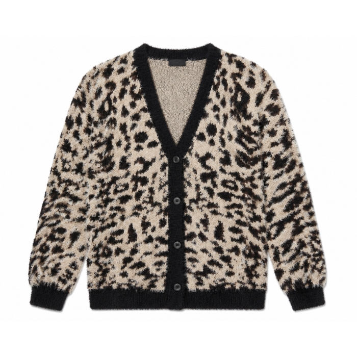 VOLCOM TIGARDI CARDIGAN ANIMAL PRINT S