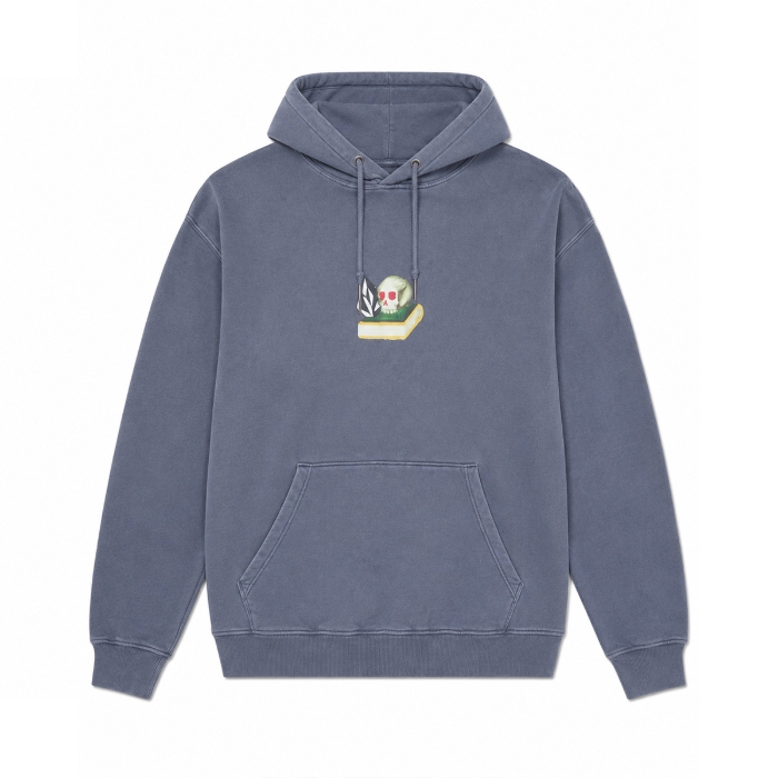 VOLCOM BOILER HOODIE PULLOVER STORM BLUE S