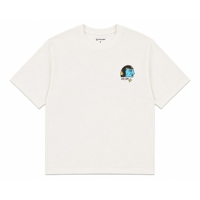 VOLCOM RADICAL DAZE UP T-SHIRT OFF WHITE XS